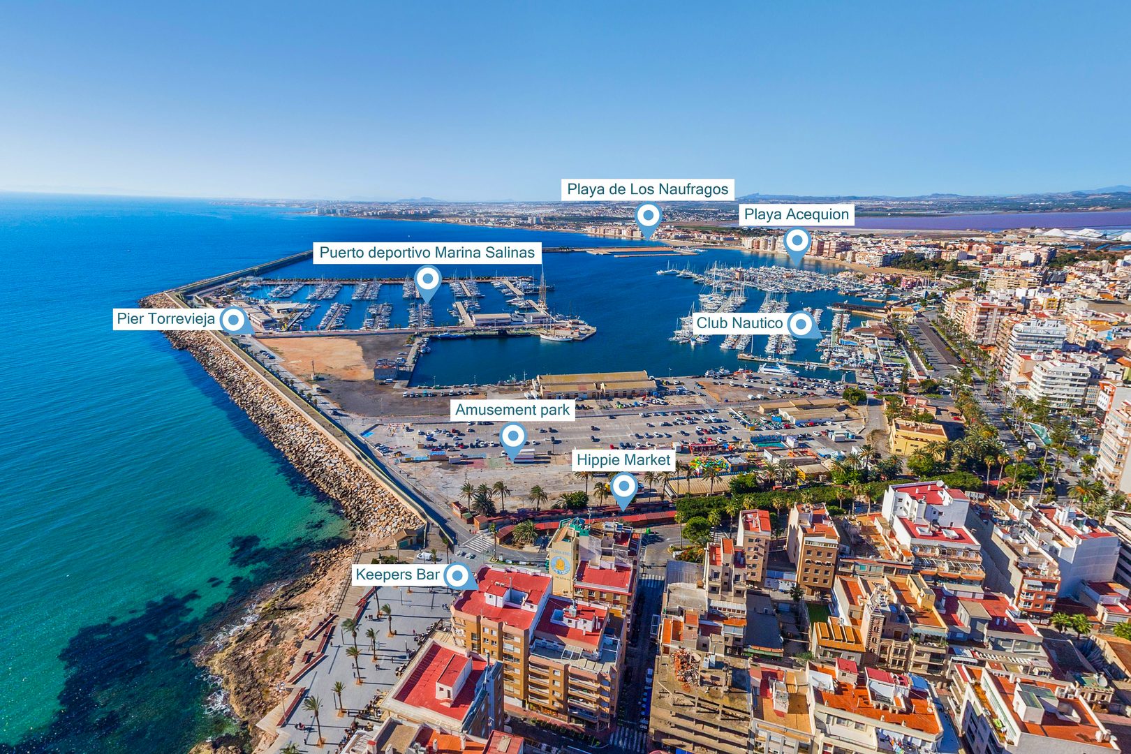 Marina Salinas luxury yacht port Torrevieja